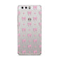 Pink Bow and Heart Huawei P10 Phone Case