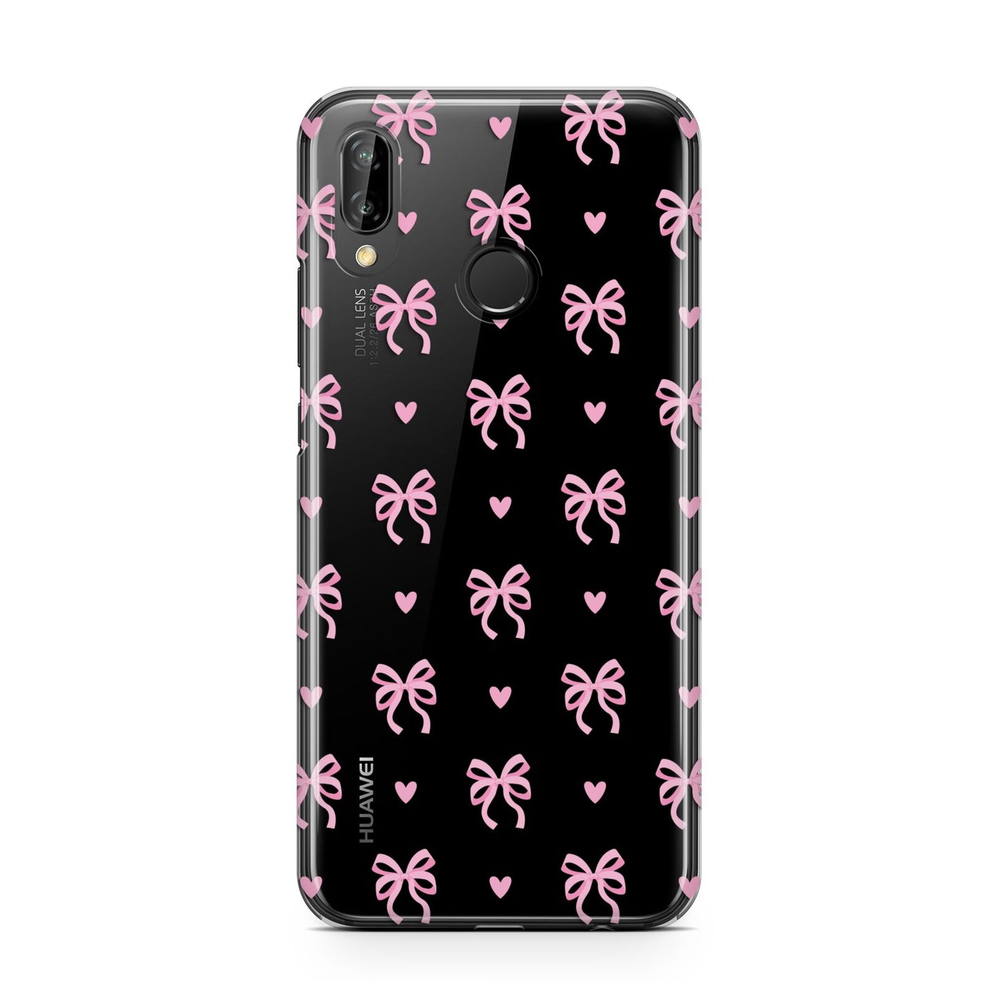 Pink Bow and Heart Huawei P20 Lite Phone Case