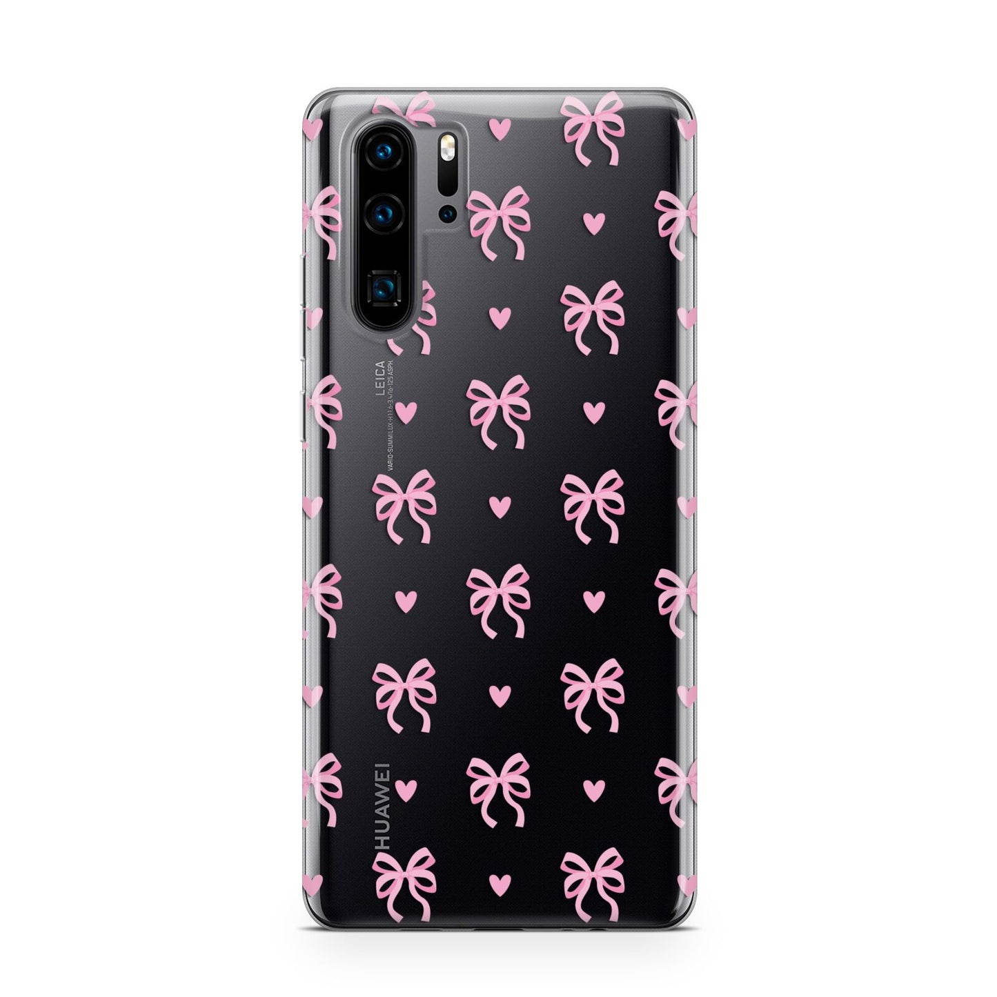 Pink Bow and Heart Huawei P30 Pro Phone Case