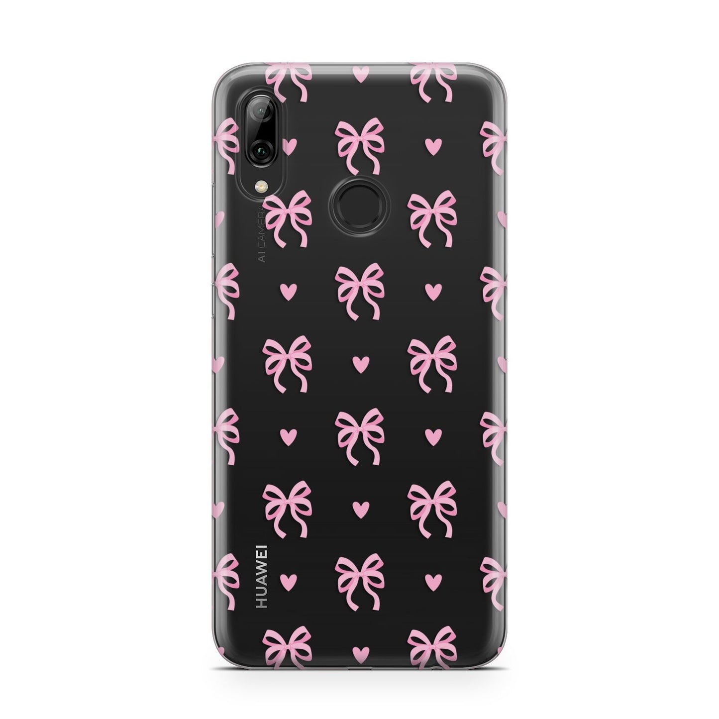 Pink Bow and Heart Huawei Y7 2019