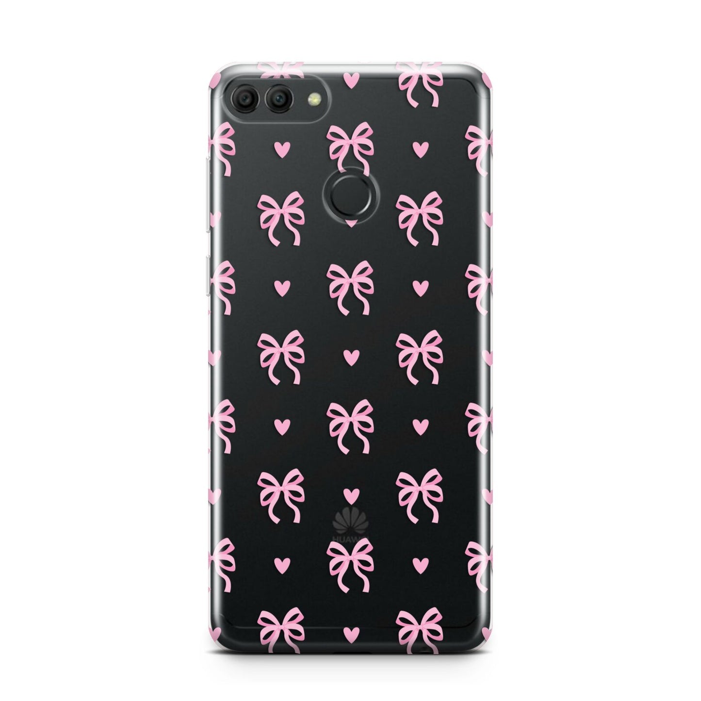 Pink Bow and Heart Huawei Y9 2018