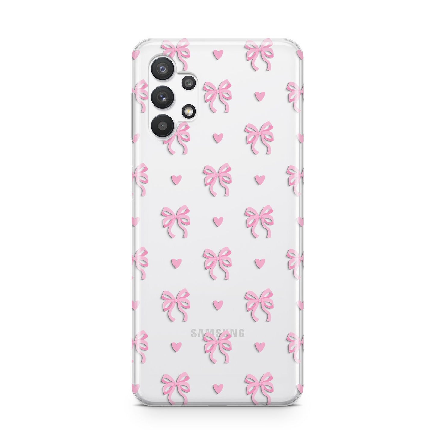 Pink Bow and Heart Samsung A32 5G Case