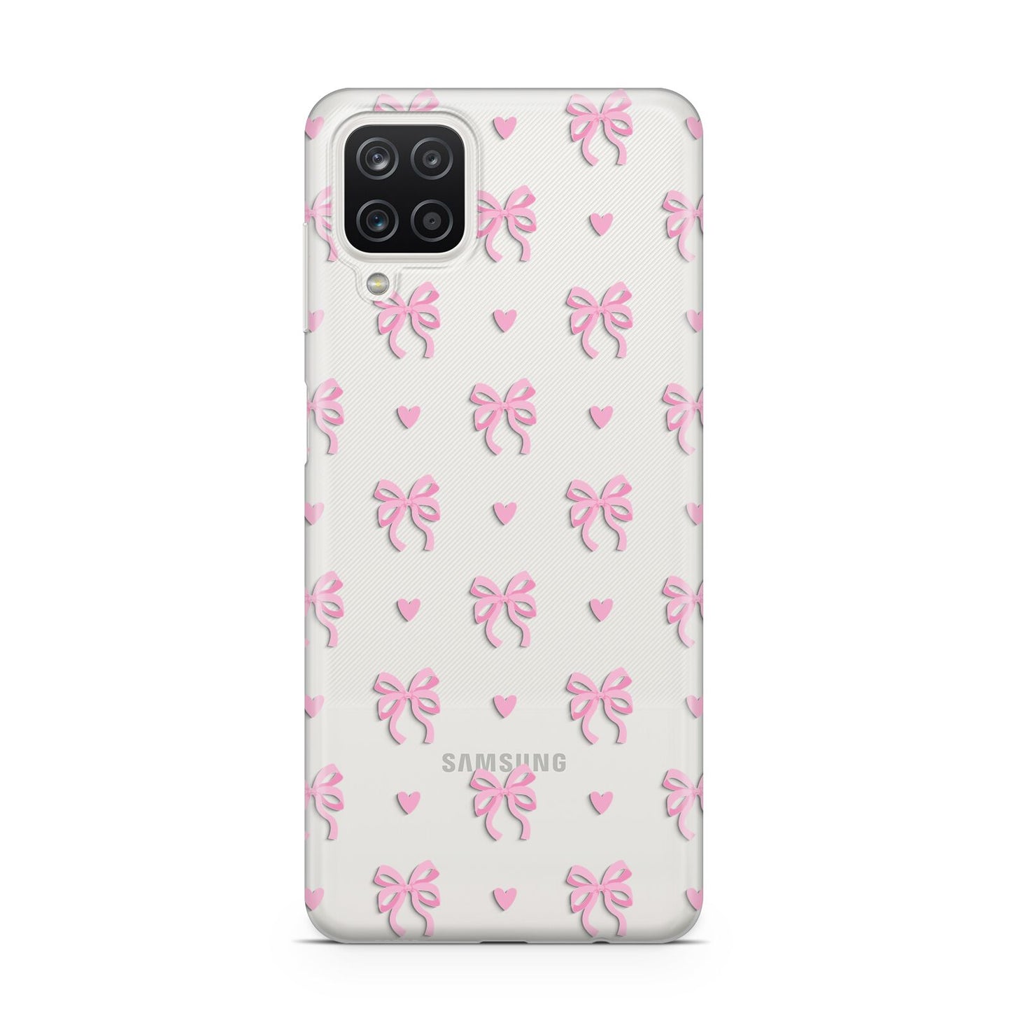 Pink Bow and Heart Samsung M12 Case