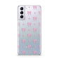 Pink Bow and Heart Samsung S21 Plus Case