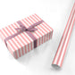 Pink Stripe Personalised Wrapping Paper