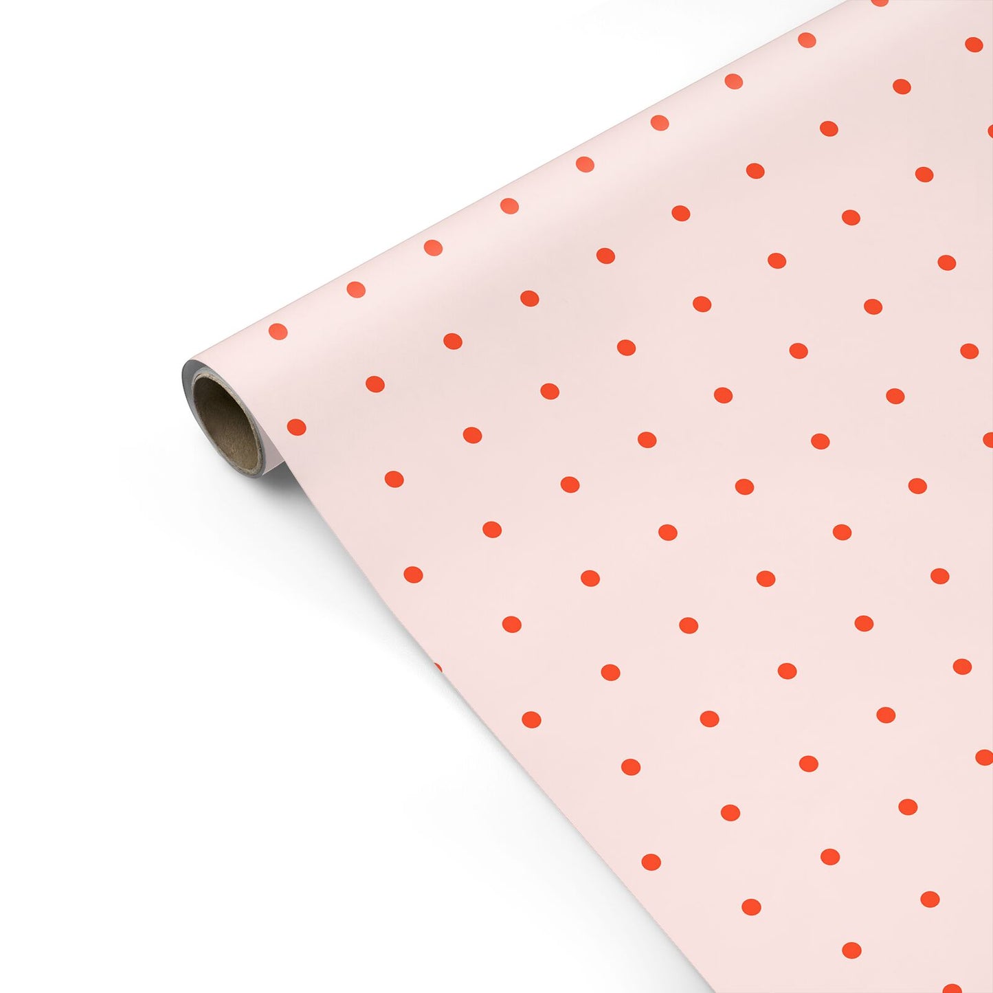 Pink and Red Polka Dot Personalised Gift Wrap