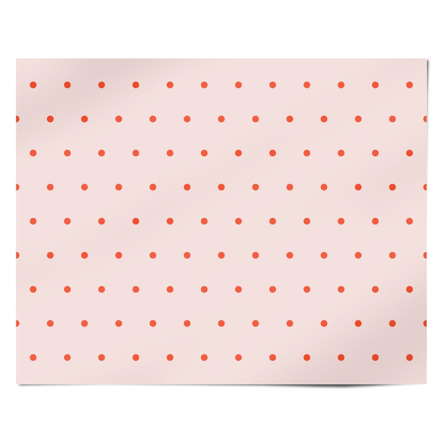 Pink and Red Polka Dot Personalised Wrapping Paper Alternative