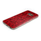 Red Rose Protective Samsung Galaxy Case Angled Image