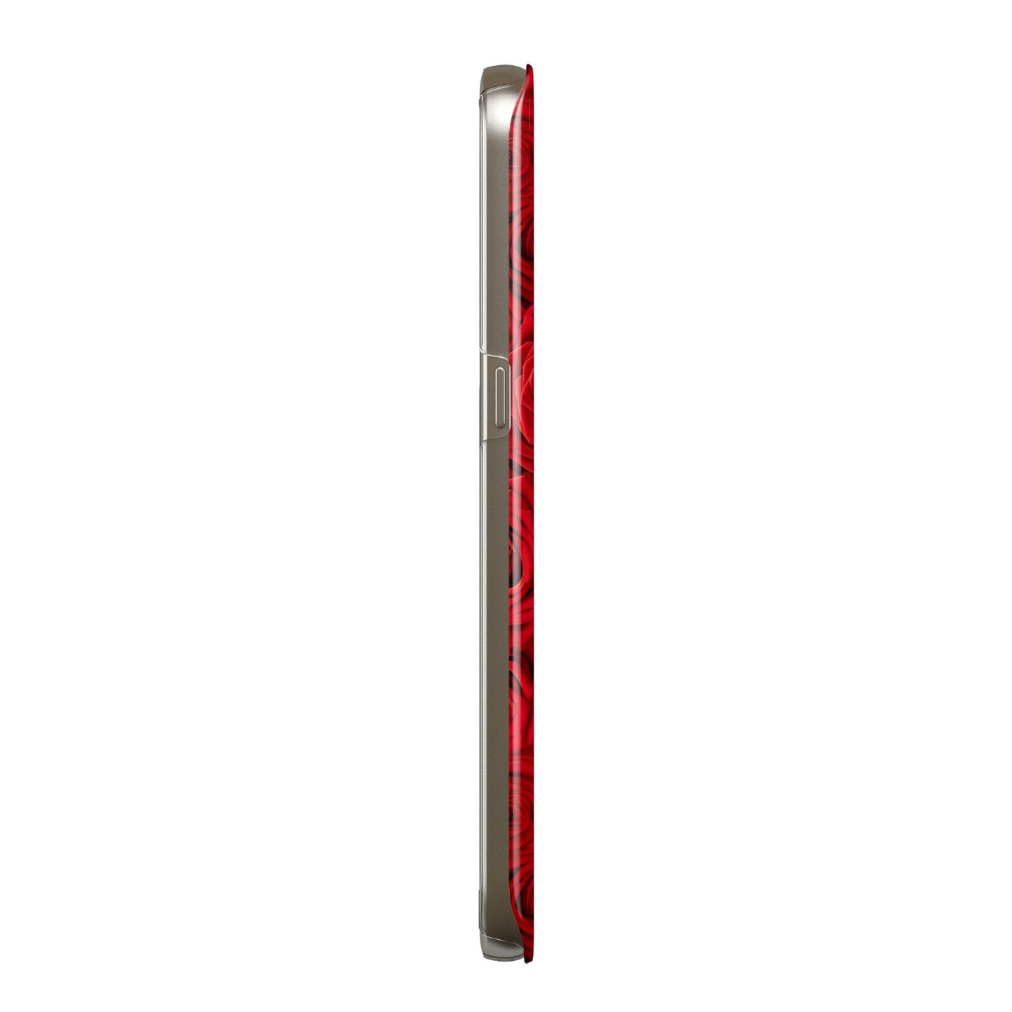 Red Rose Protective Samsung Galaxy Case Side Angle