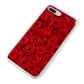 Red Rose iPhone 8 Plus Bumper Case on Silver iPhone Alternative Image