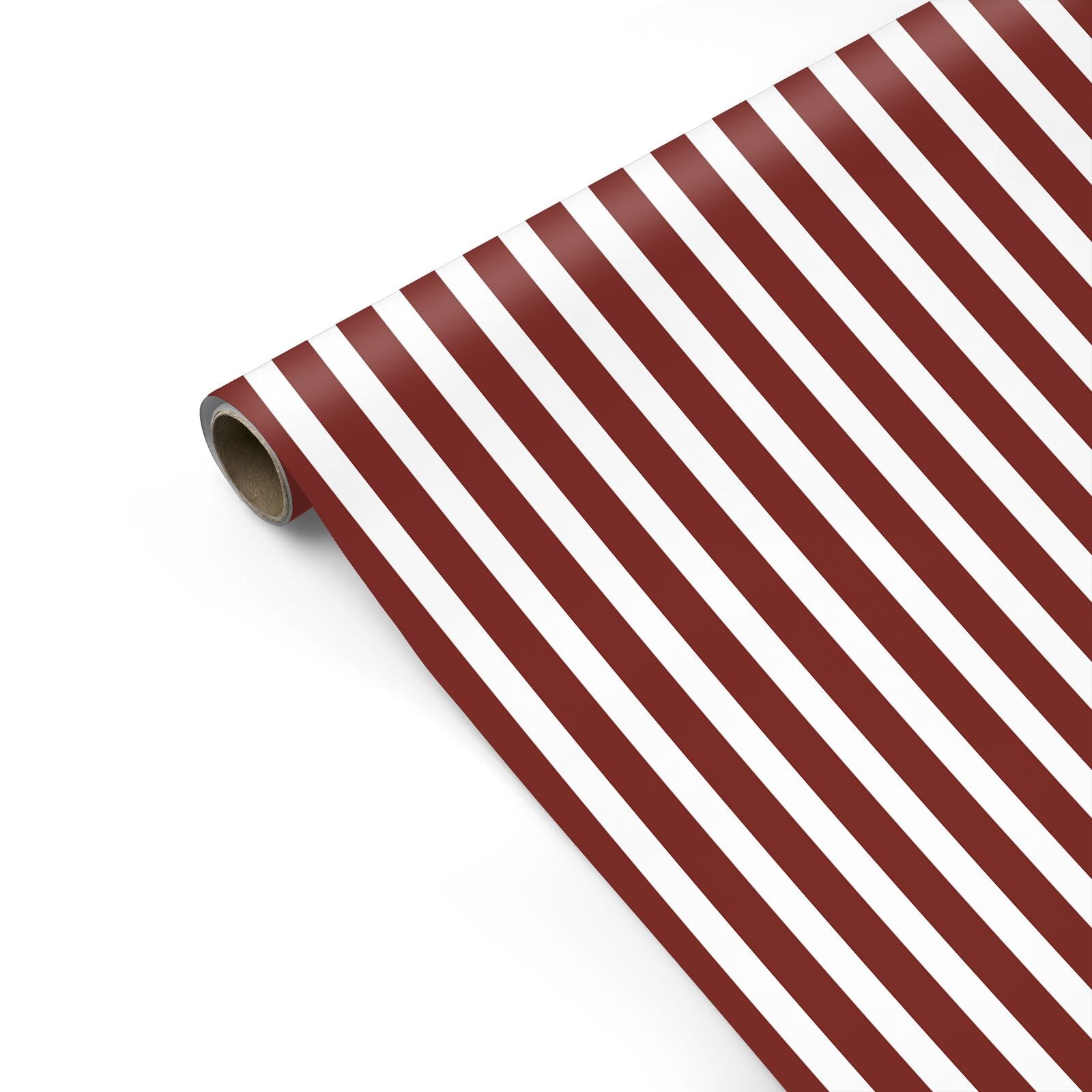 Red and White Stripe Personalised Gift Wrap