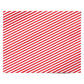 Red and White Striped Personalised Wrapping Paper Alternative