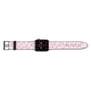 Retro Pink Check Apple Watch Strap Landscape Image Space Grey Hardware