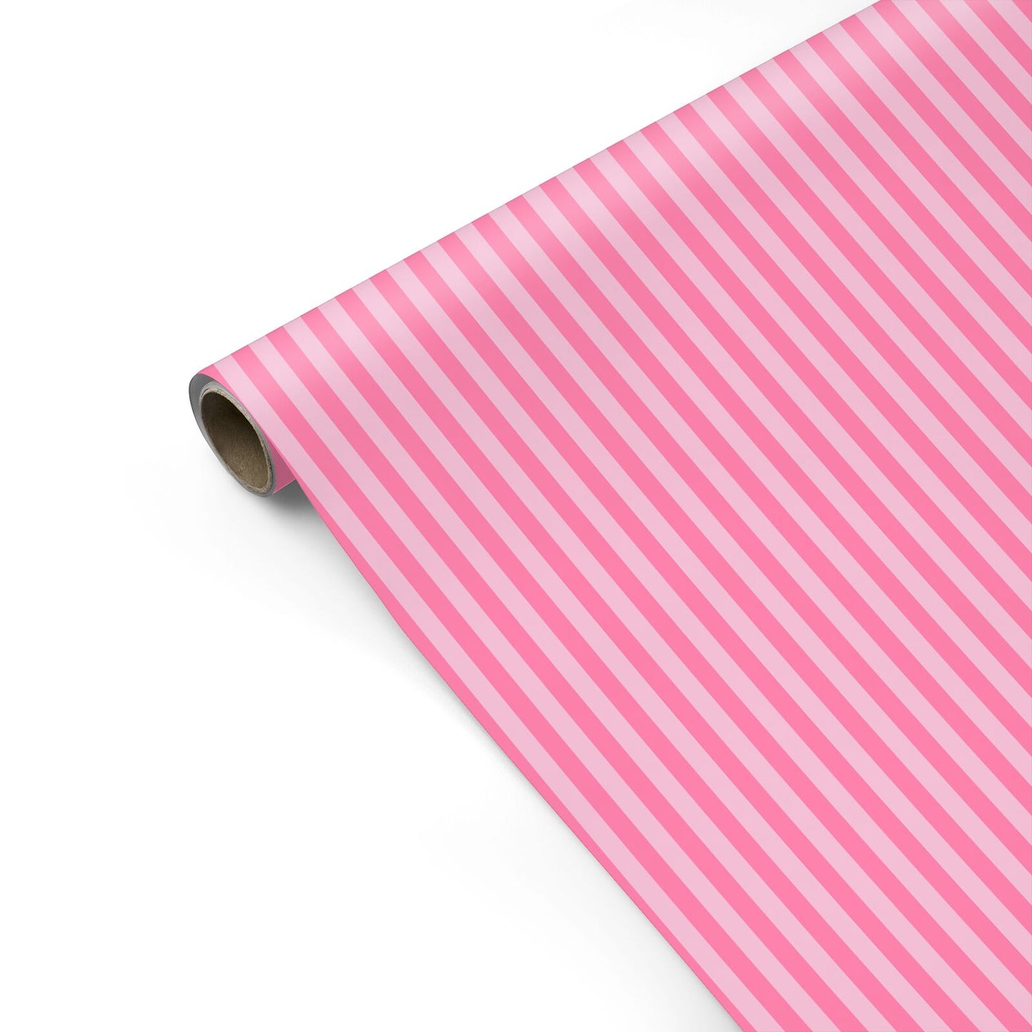 Soft Pink Stripe Personalised Gift Wrap