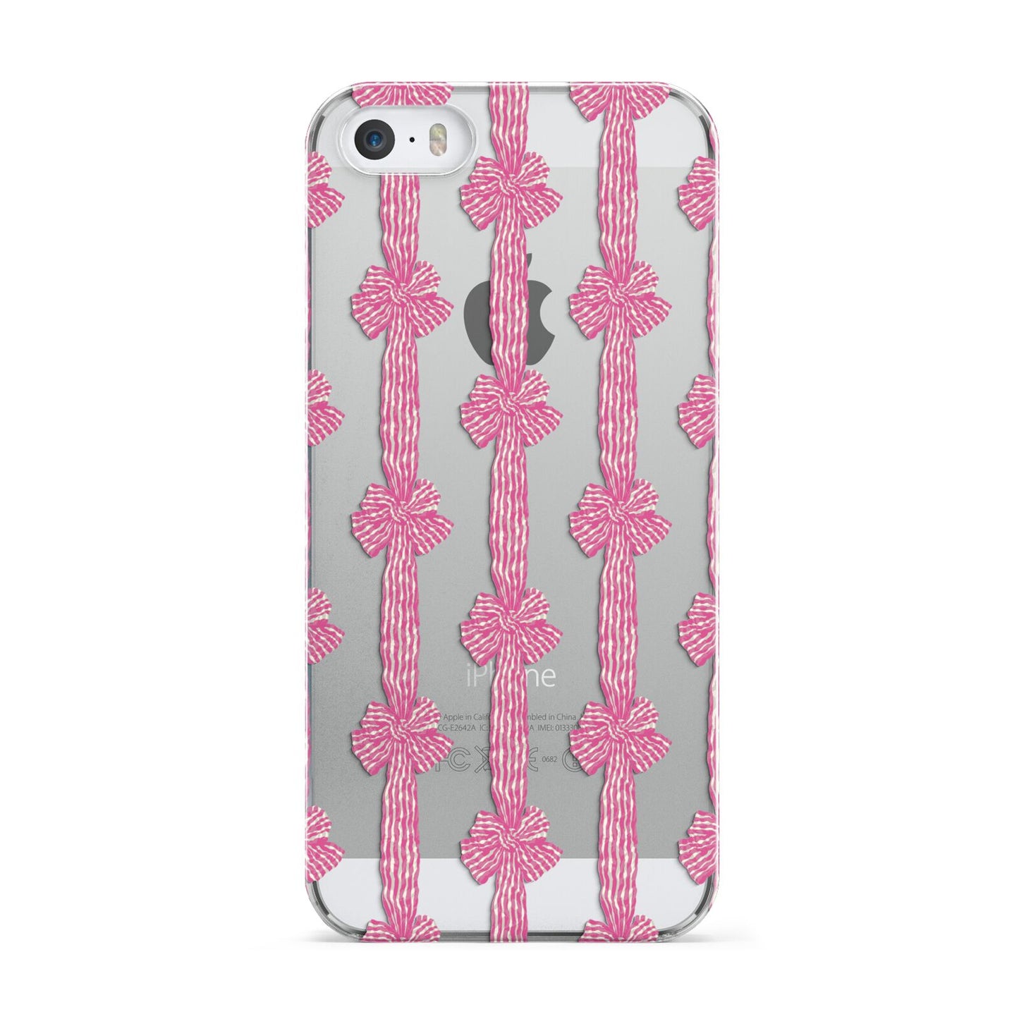 Striped Bow Pattern Apple iPhone 5 Case