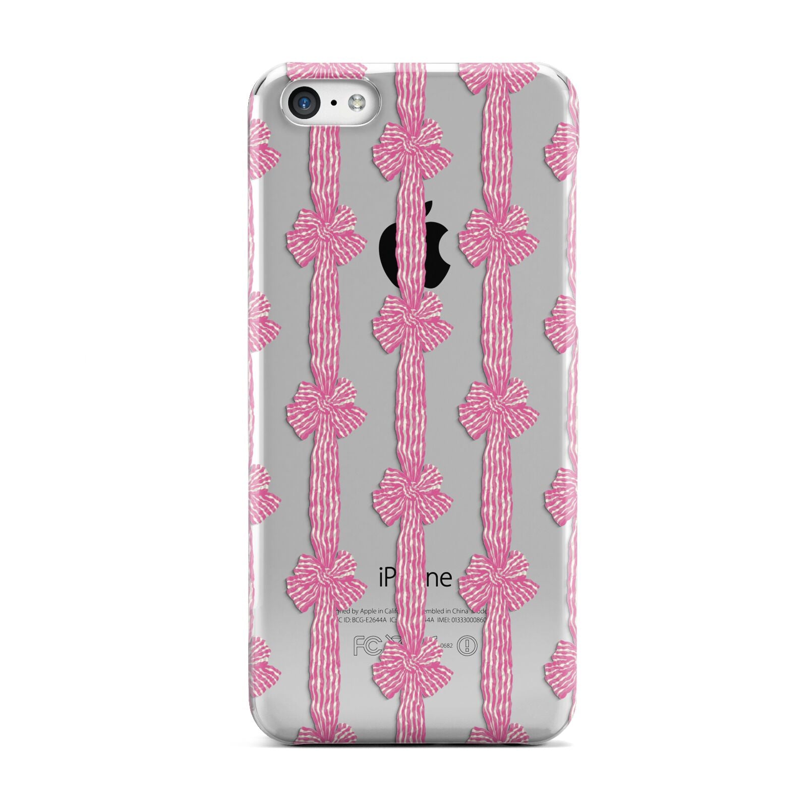 Striped Bow Pattern Apple iPhone 5c Case