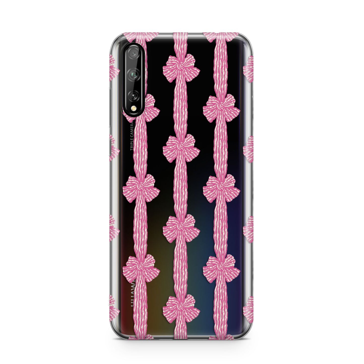 Striped Bow Pattern Huawei Enjoy 10s Phone Case