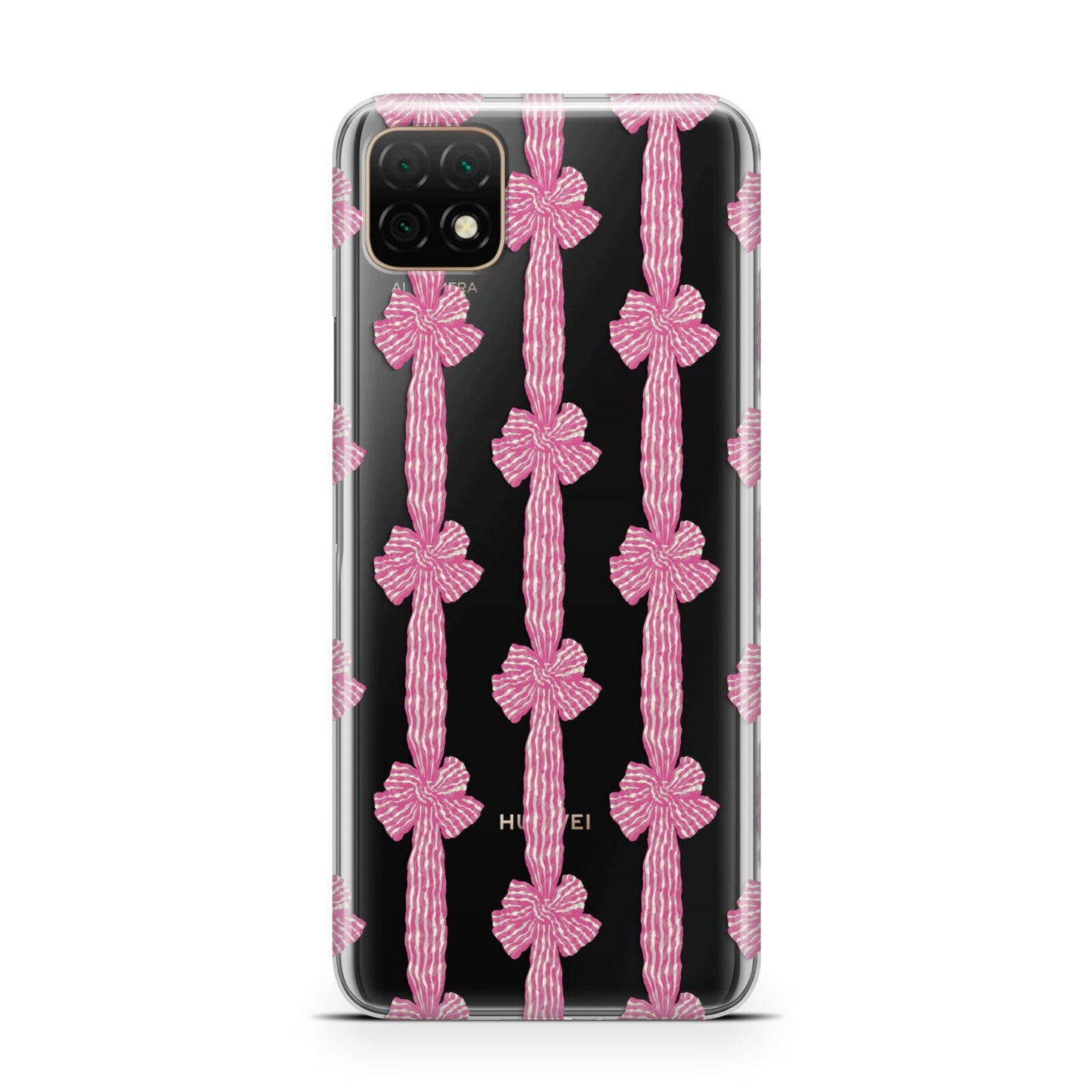 Striped Bow Pattern Huawei Enjoy 20 Phone Case