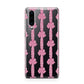 Striped Bow Pattern Huawei P30 Phone Case