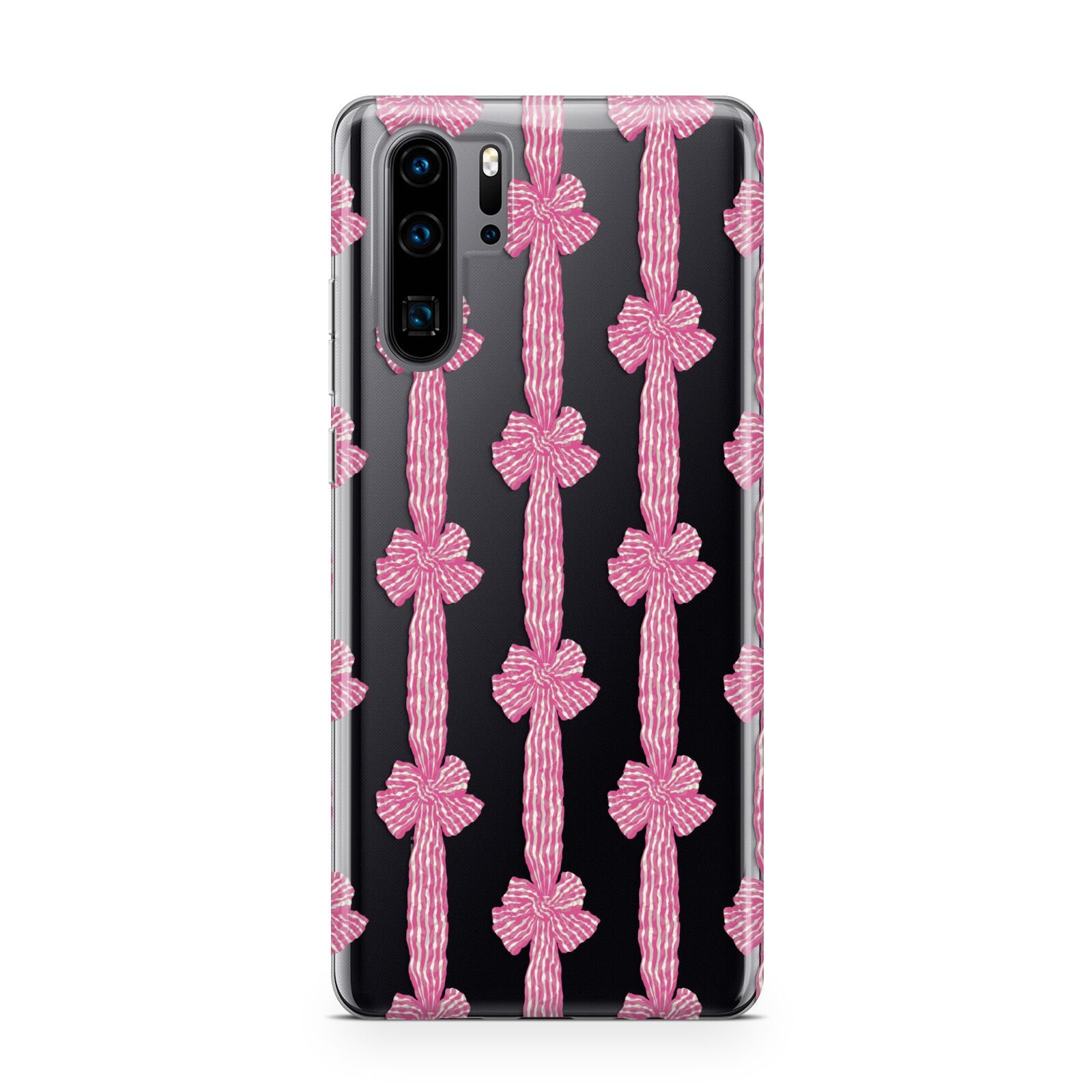 Striped Bow Pattern Huawei P30 Pro Phone Case