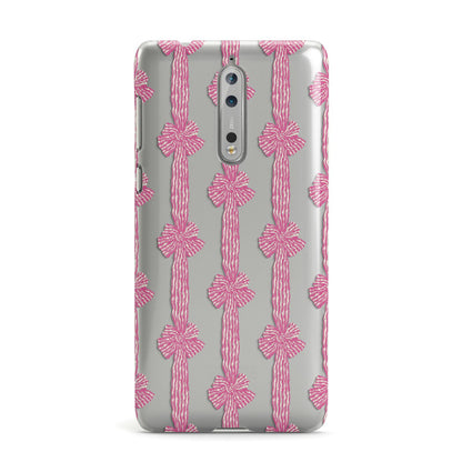 Striped Bow Pattern Nokia Case