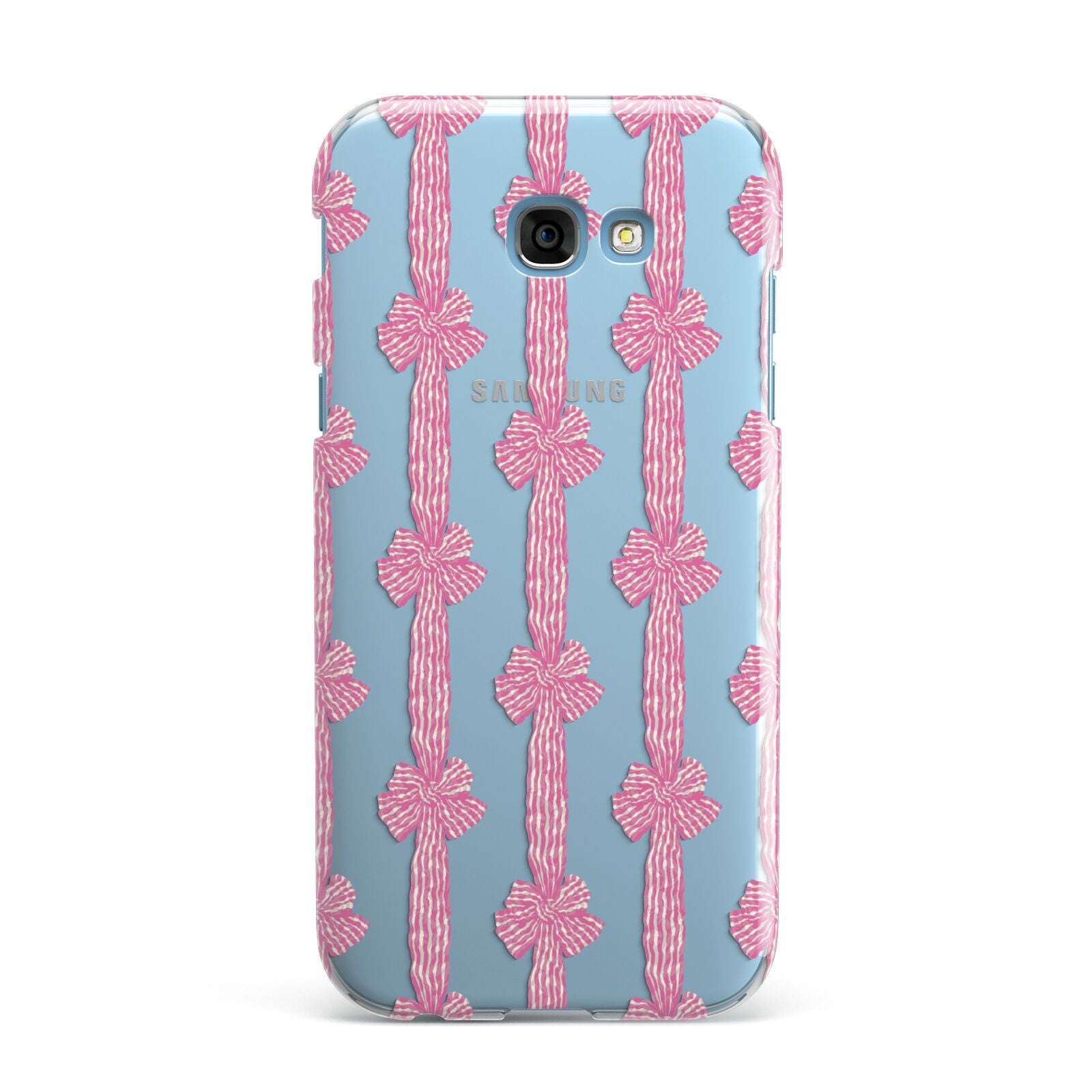 Striped Bow Pattern Samsung Galaxy A7 2017 Case