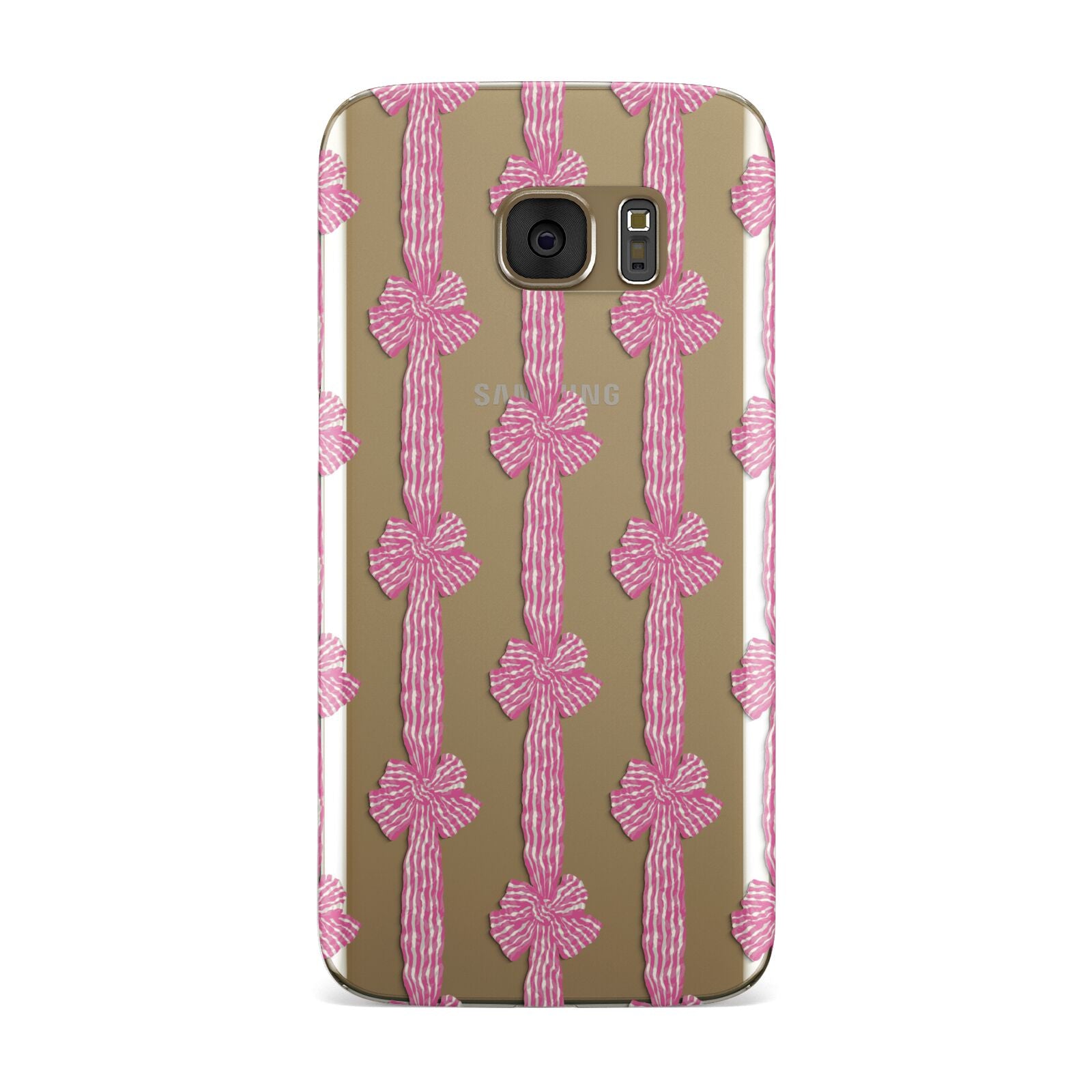 Striped Bow Pattern Samsung Galaxy Case