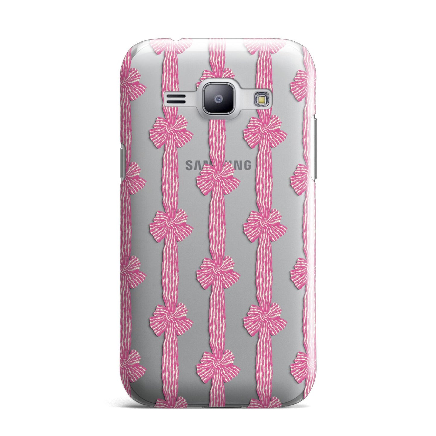 Striped Bow Pattern Samsung Galaxy J1 2015 Case