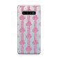 Striped Bow Pattern Samsung Galaxy S10 Plus Case