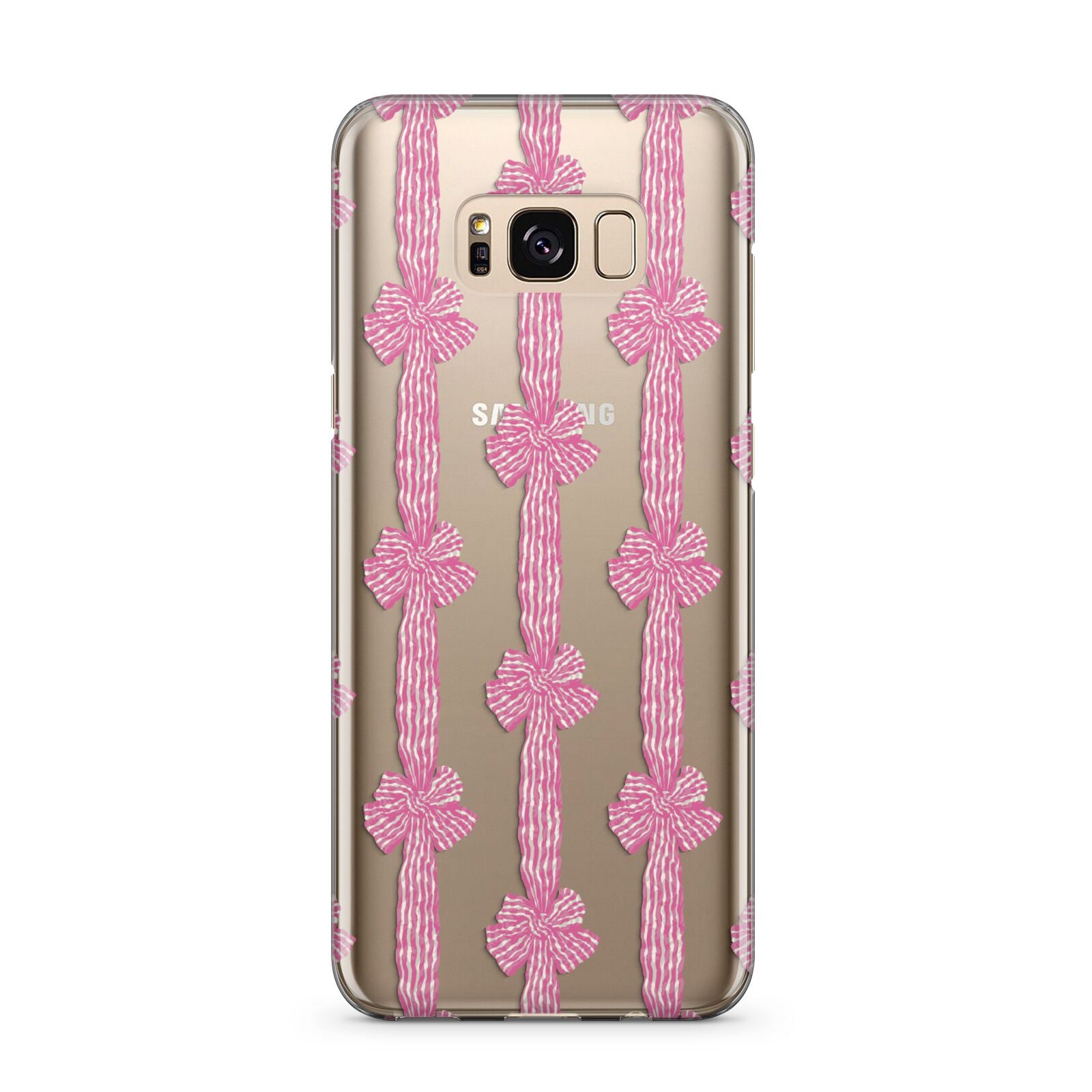 Striped Bow Pattern Samsung Galaxy S8 Plus Case