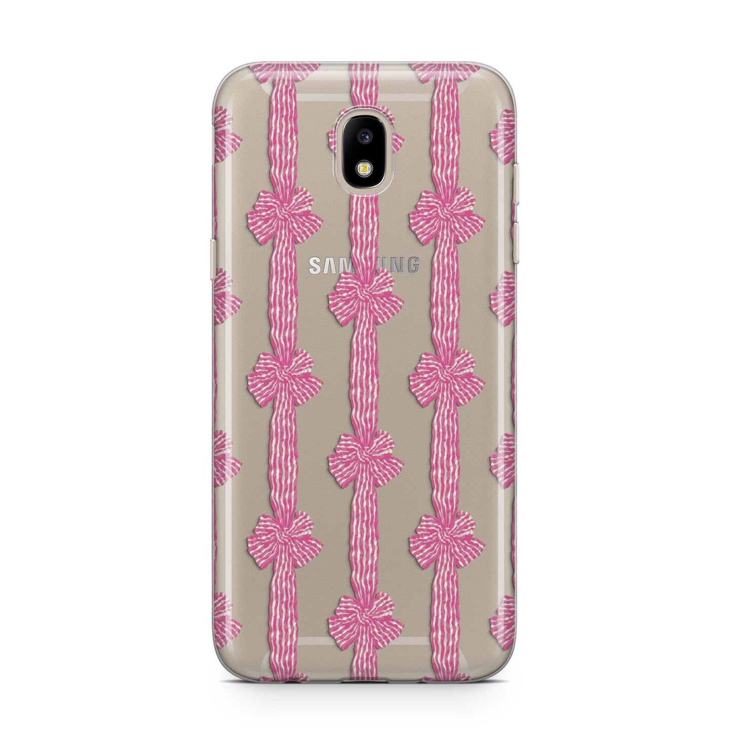 Striped Bow Pattern Samsung J5 2017 Case