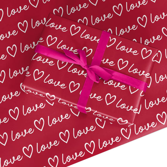 Valentine s Love Custom Wrapping Paper