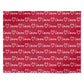 Valentine s Love Personalised Wrapping Paper Alternative