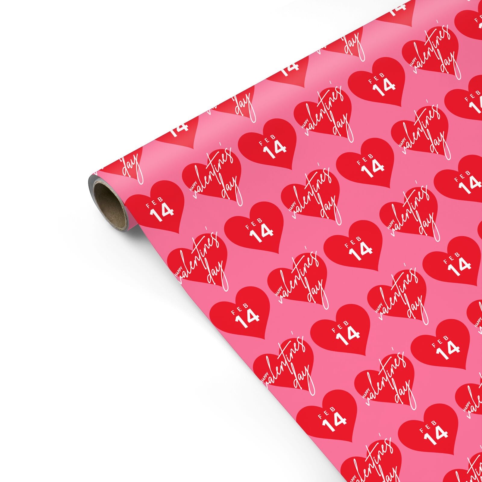 Valentines Day Hearts Personalised Gift Wrap