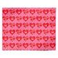 Valentines Day Hearts Personalised Wrapping Paper Alternative