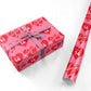 Valentines Day Hearts Personalised Wrapping Paper