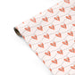 Valentines Love Heart Personalised Gift Wrap