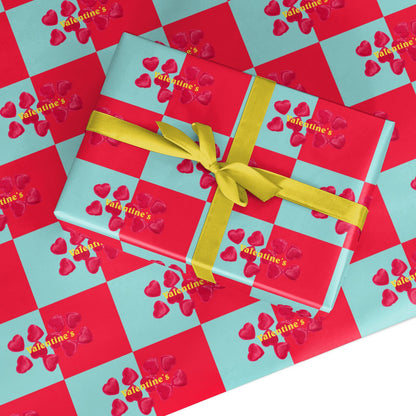 Valentines Sweets Custom Wrapping Paper