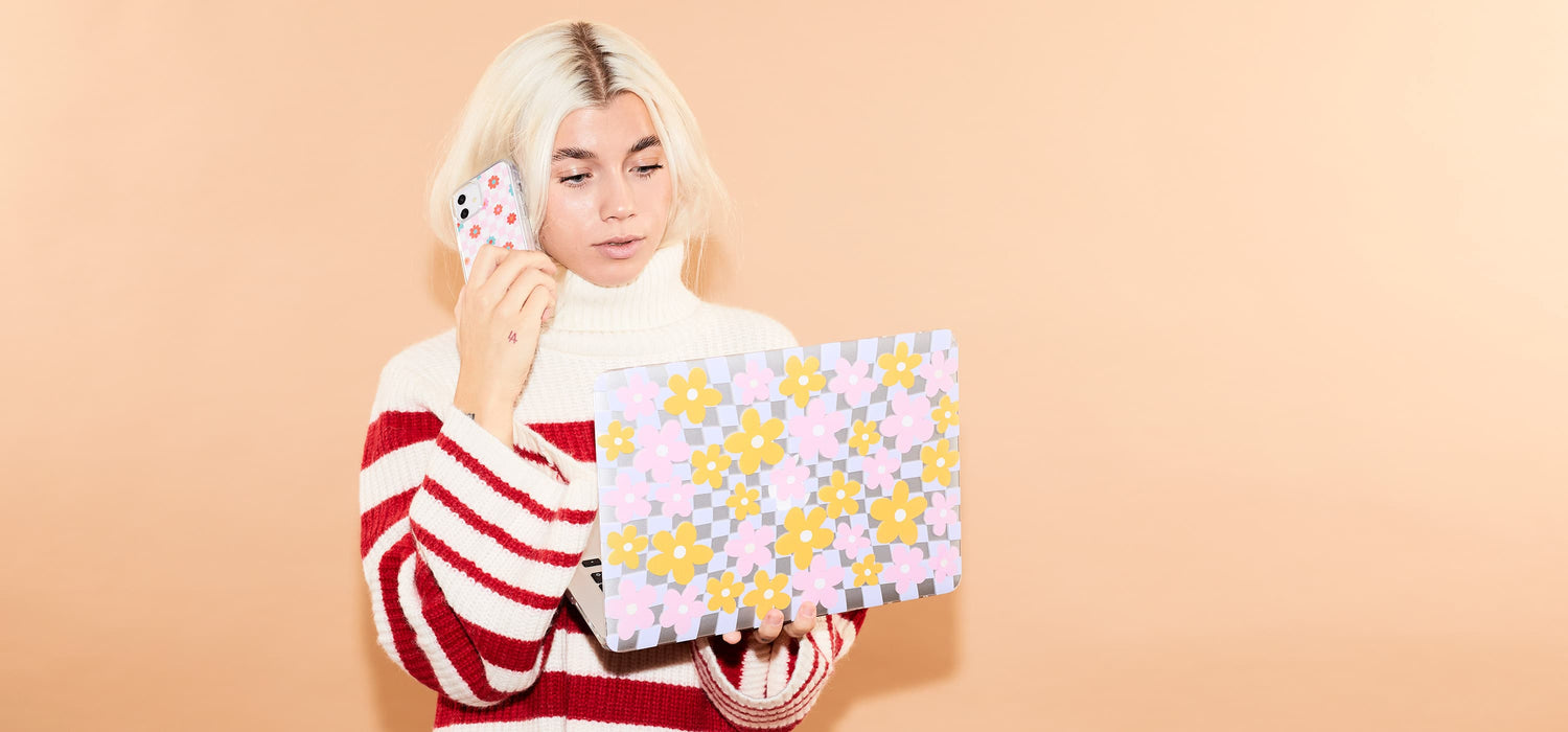 Personalisierte goldfarbene Azteken-Macbook-Hülle – Dyefor