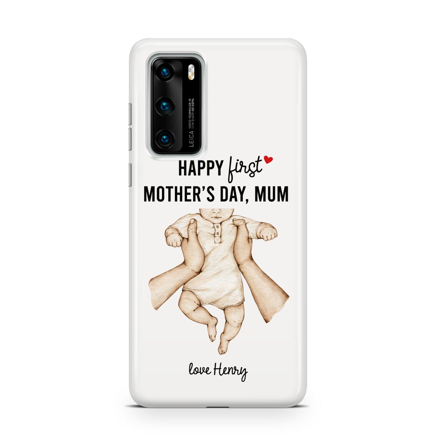 1st Mothers Day Baby Huawei P40 Phone Case