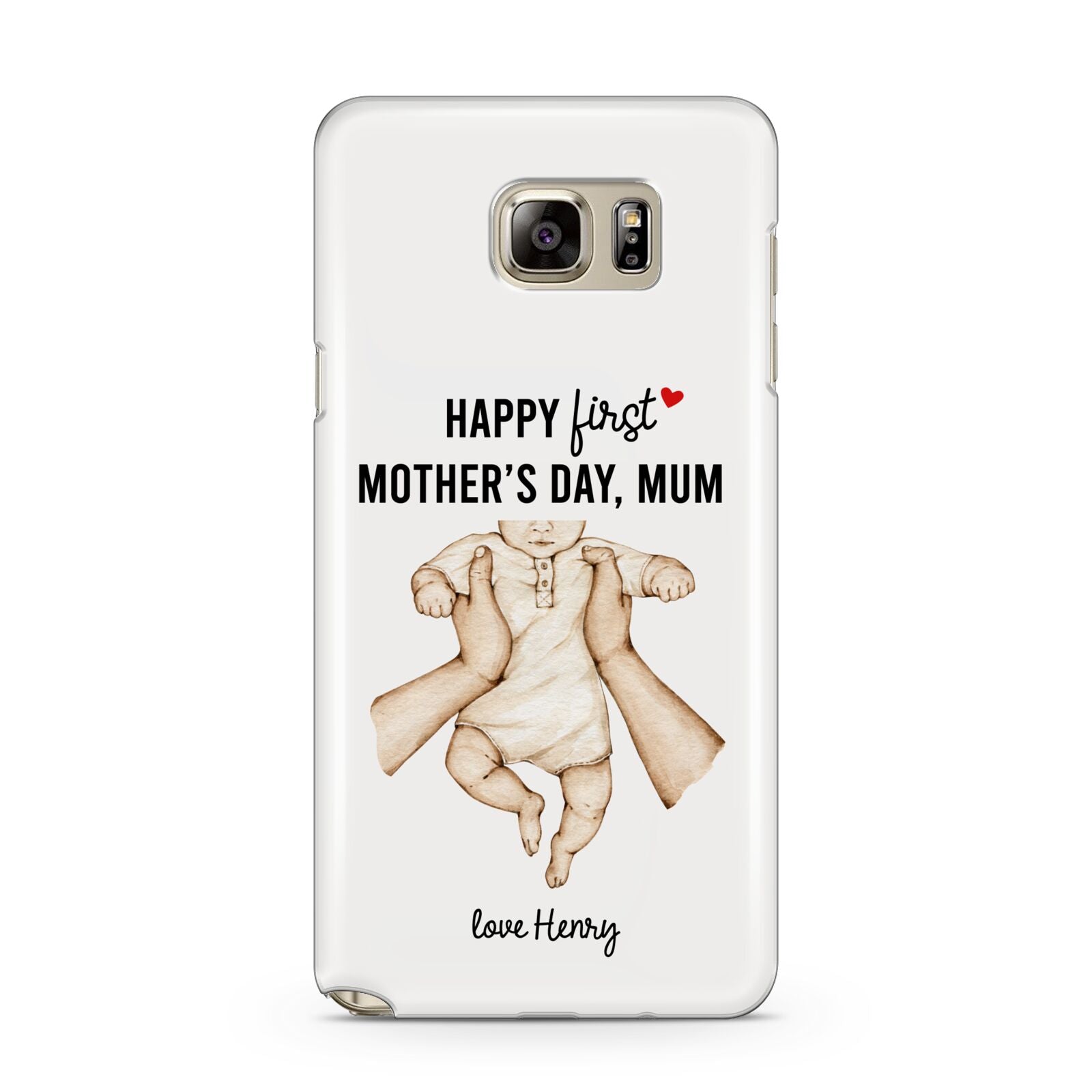 1st Mothers Day Baby Samsung Galaxy Note 5 Case