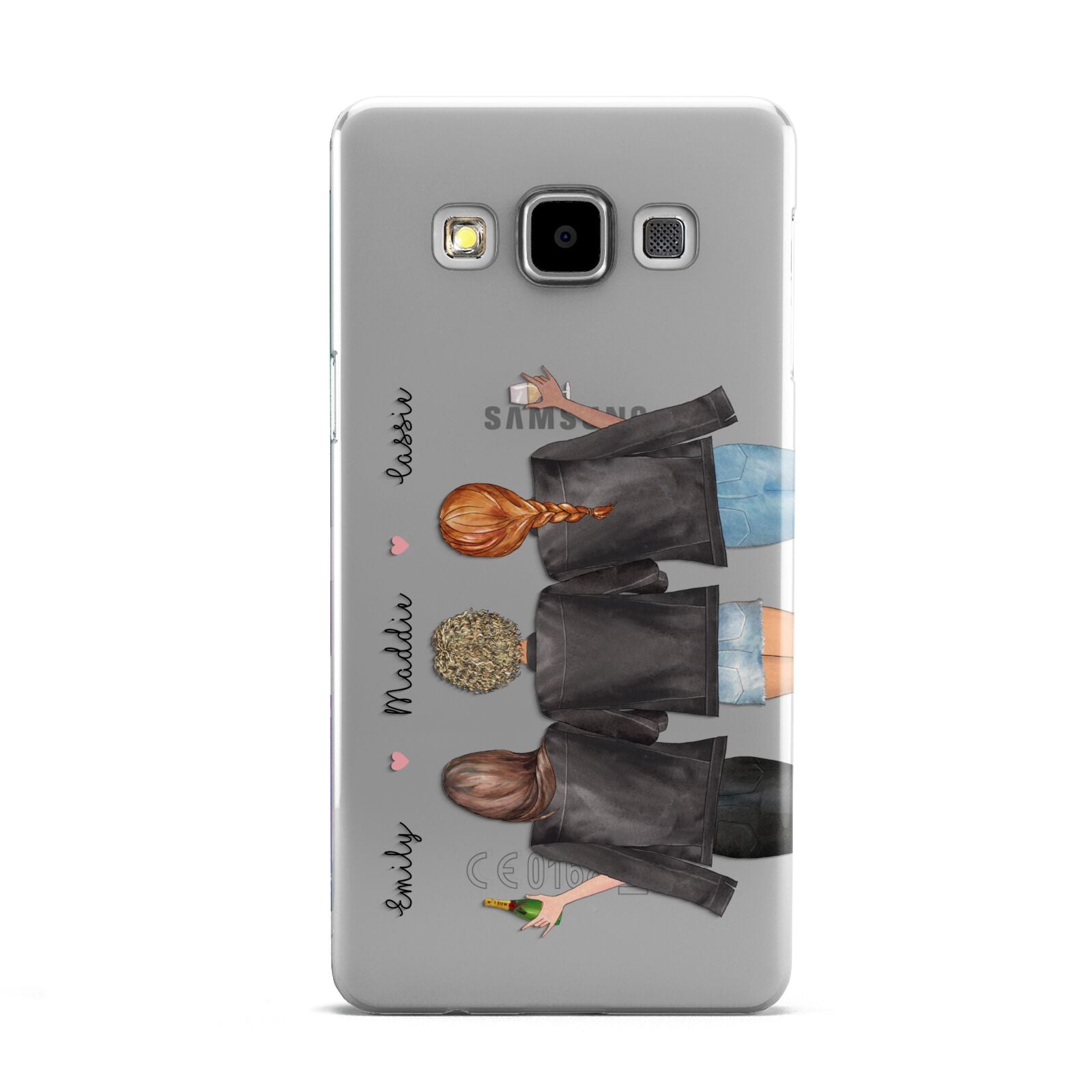 3 Best Friends with Names Samsung Galaxy A5 Case