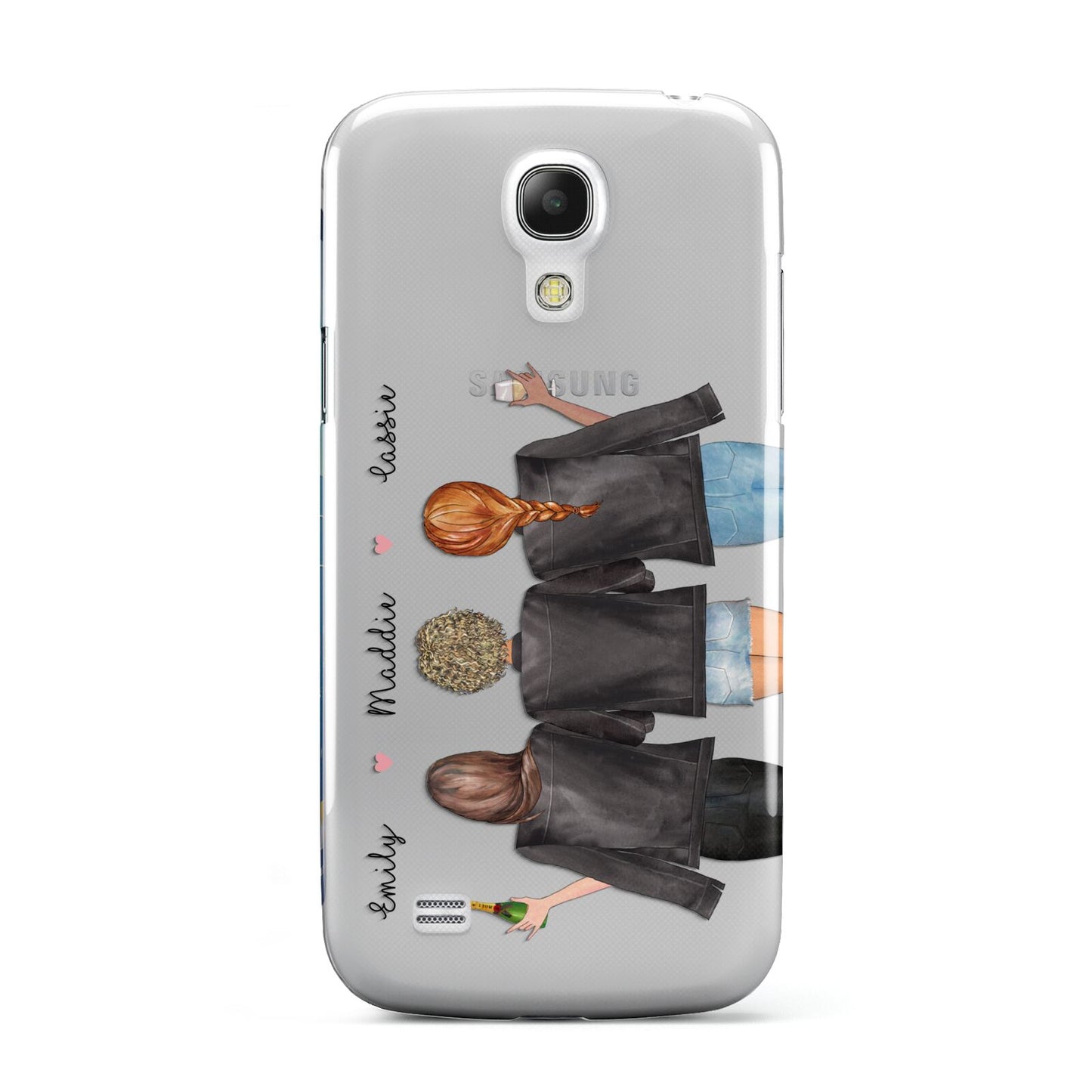 3 Best Friends with Names Samsung Galaxy S4 Mini Case