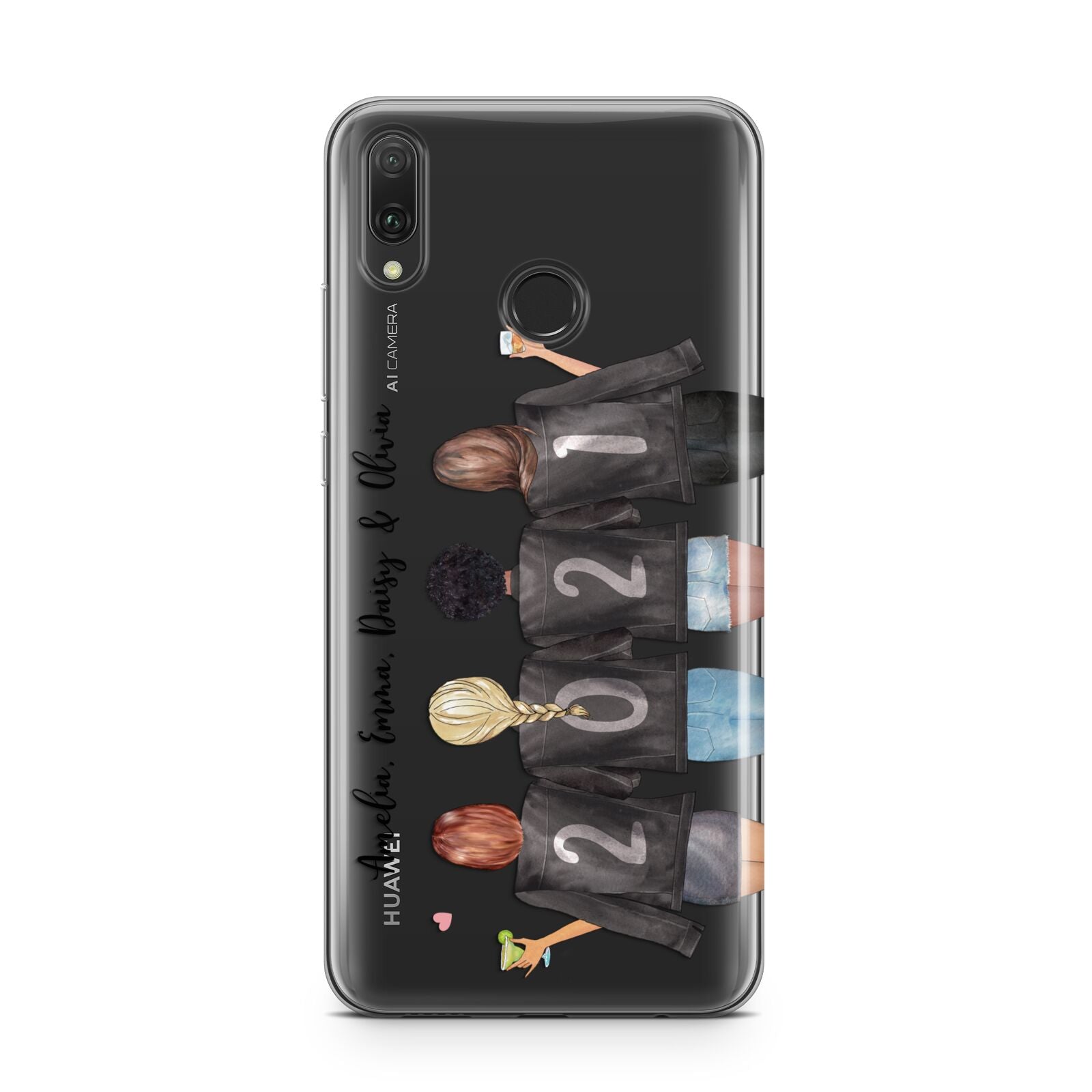 4 Best Friends with Names Huawei Y9 2019