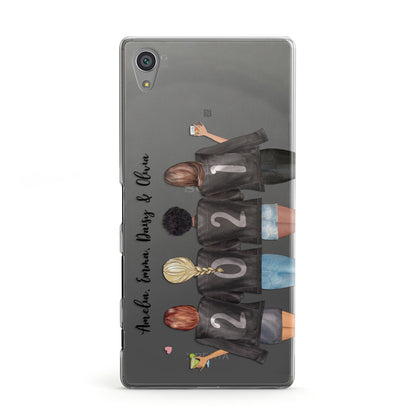 4 Best Friends with Names Sony Xperia Case