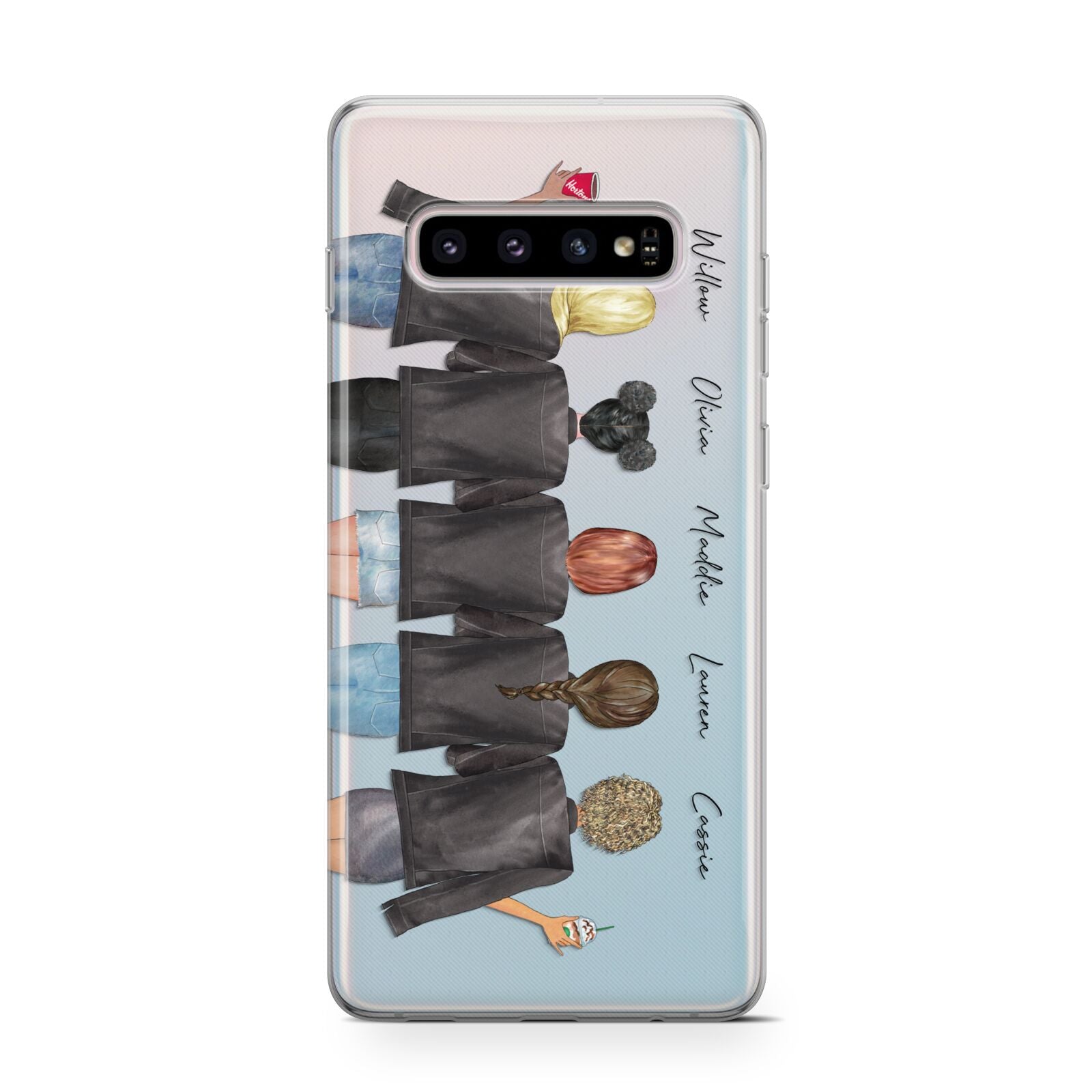 5 Best Friends with Names Protective Samsung Galaxy Case