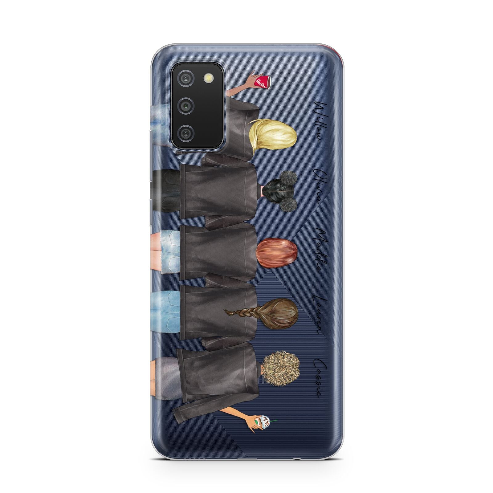 5 Best Friends with Names Samsung A02s Case