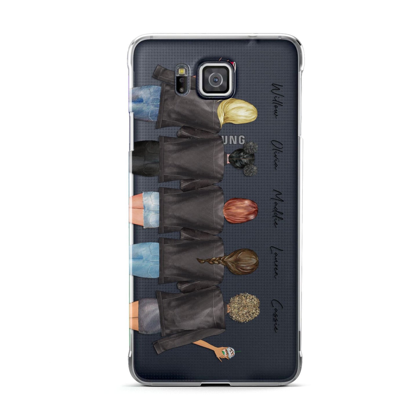 5 Best Friends with Names Samsung Galaxy Alpha Case