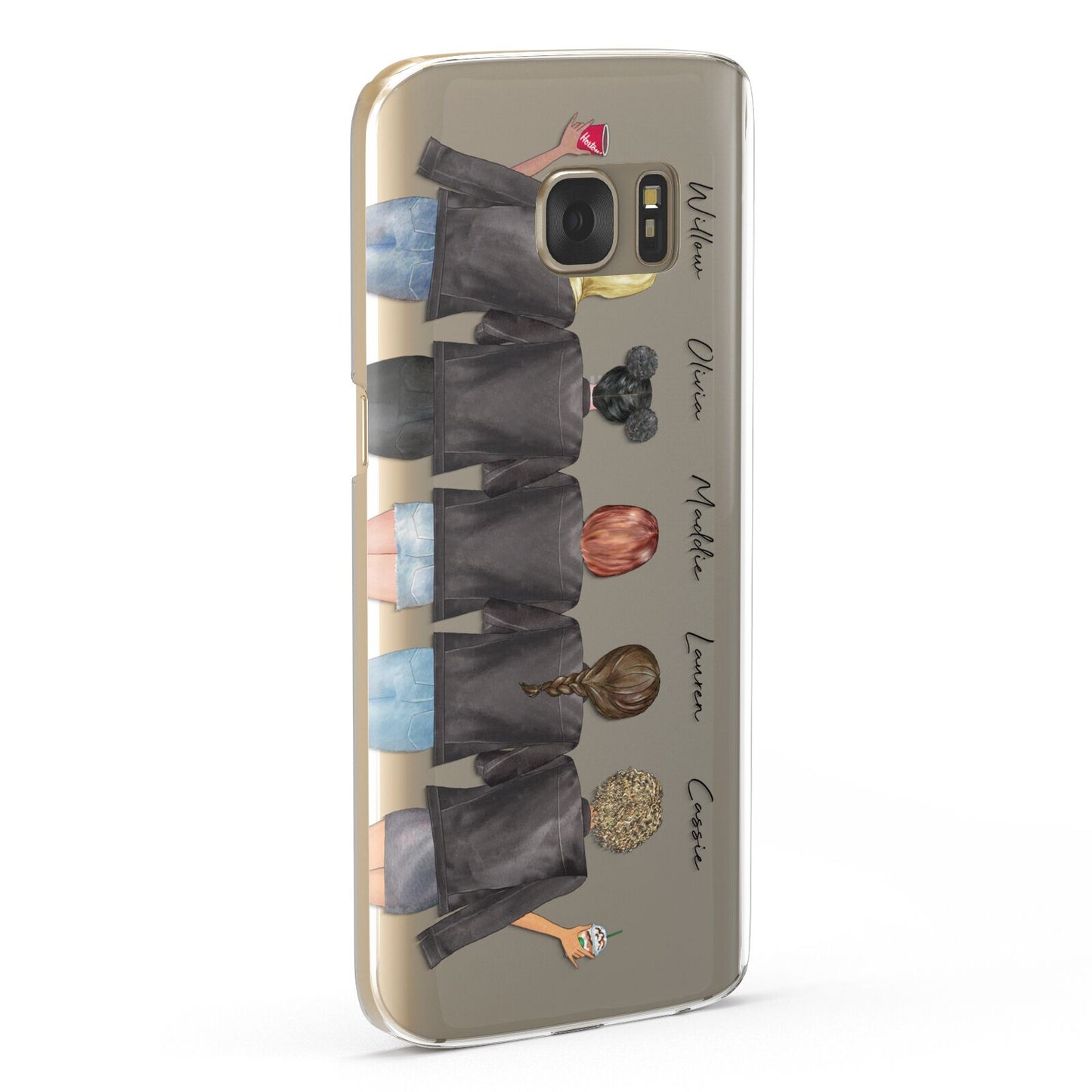 5 Best Friends with Names Samsung Galaxy Case Fourty Five Degrees