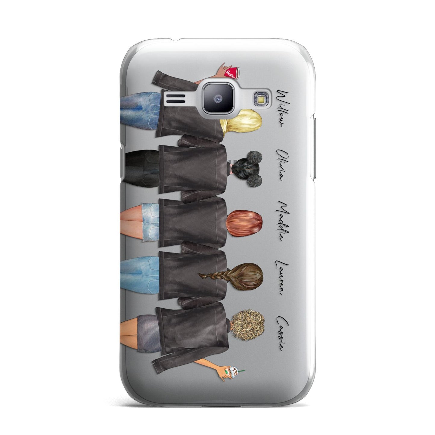 5 Best Friends with Names Samsung Galaxy J1 2015 Case